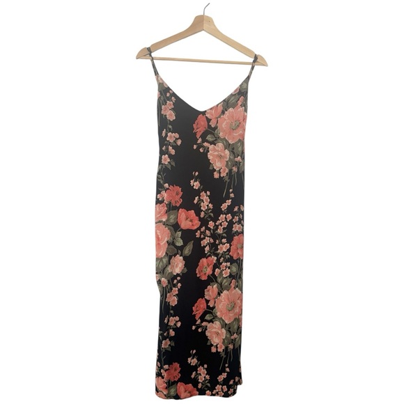 Reformation Floral Dress - Black and Pink - Picture 2 of 6